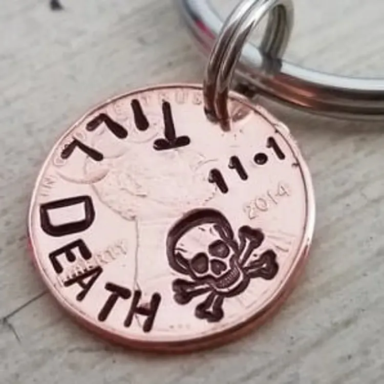 Custom Penny Keychain