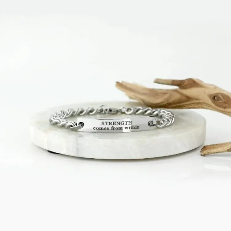 Customized Engraved Chain Bracelet