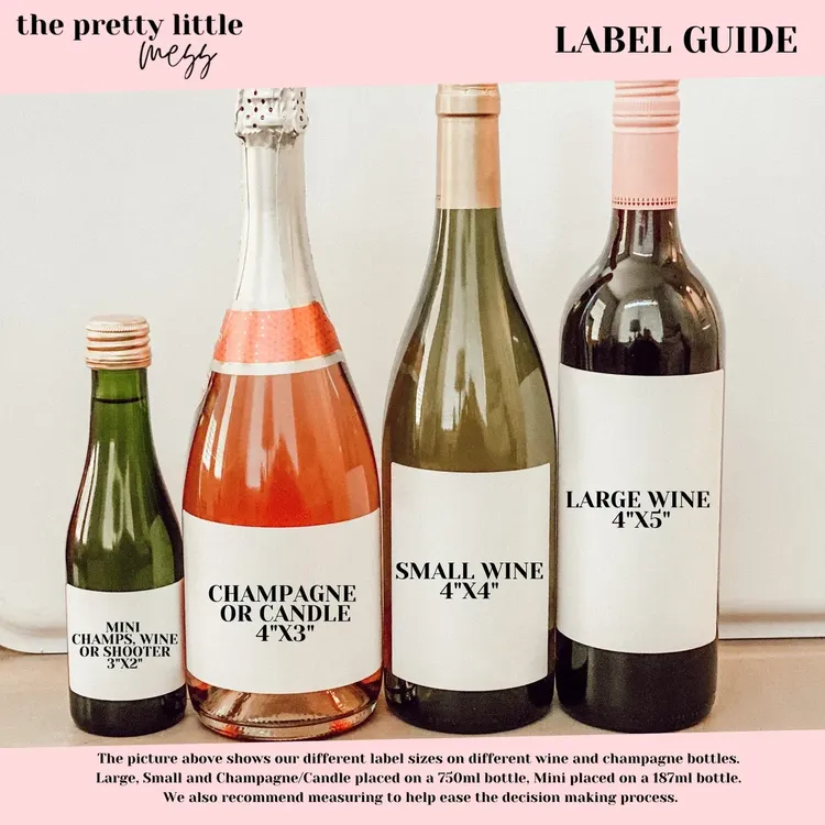 Engagement Wine Label
