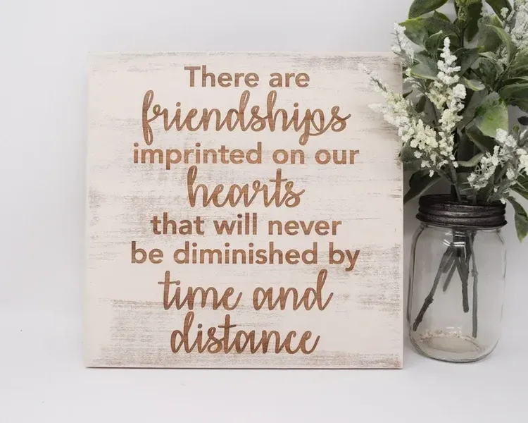Engraved Wood Sign