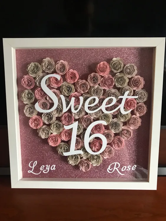 Floral Shadow Box