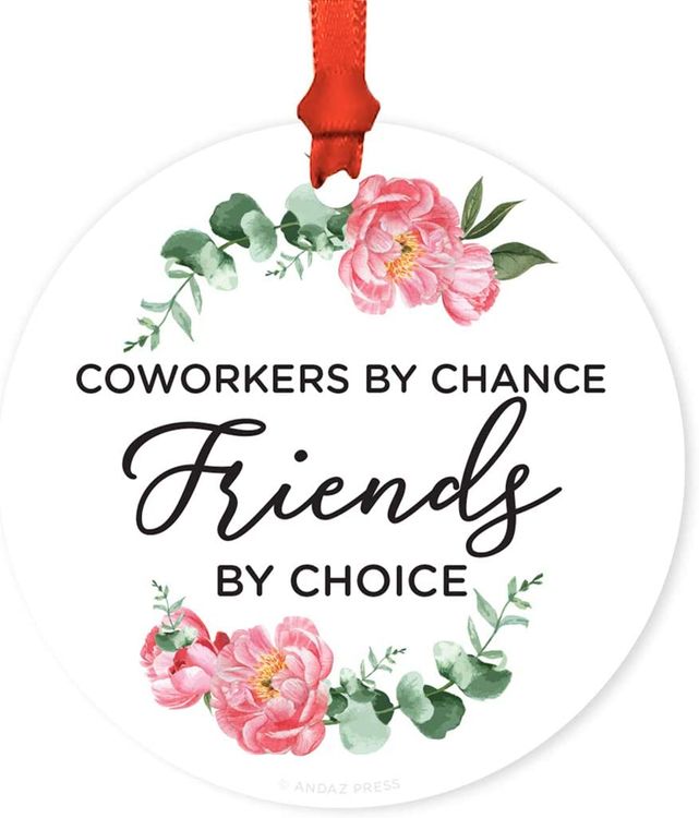 Round Metal Christmas Ornament