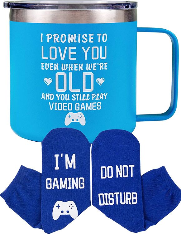 Gamer Socks Gifts for Him Gifts for Gamers Video Game Gamer Dad