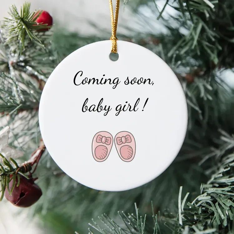 Gender Reveal Ornament