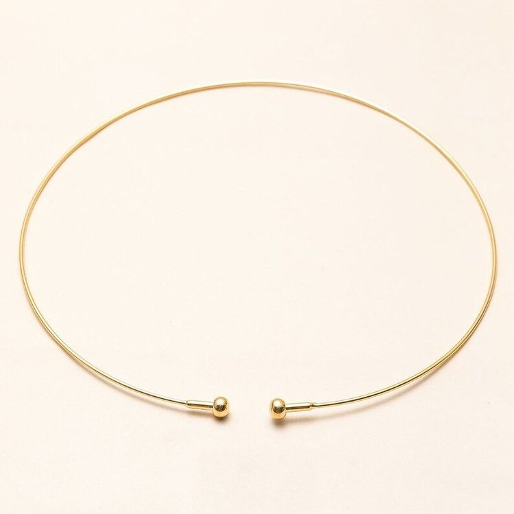 Gold Plated Choker Necklace