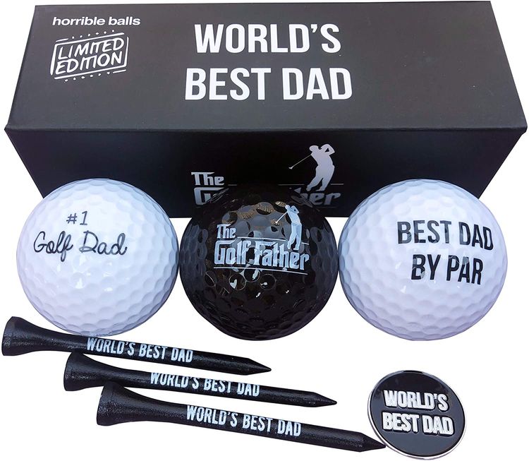 Best Dad By Par Mens Boxers Funny Father's Day Gift Golf Lover