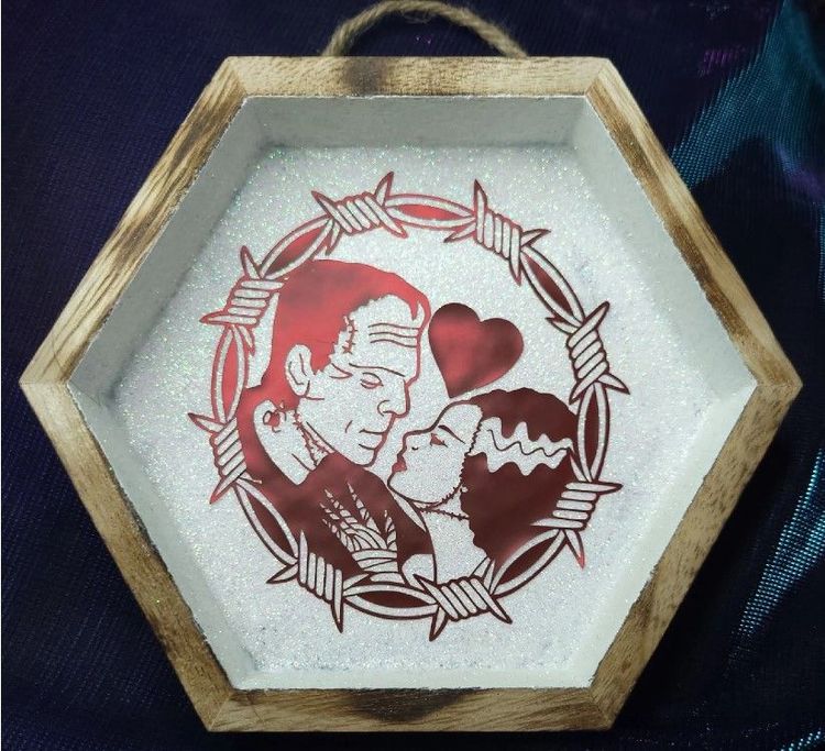 Classic Horror Gothic Couples Decor