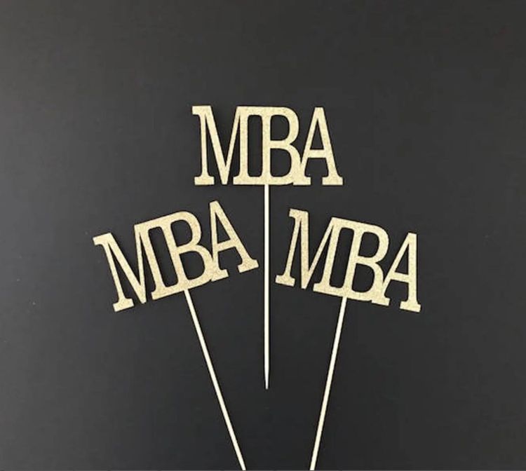 MBA Degree Graduation Party Stick