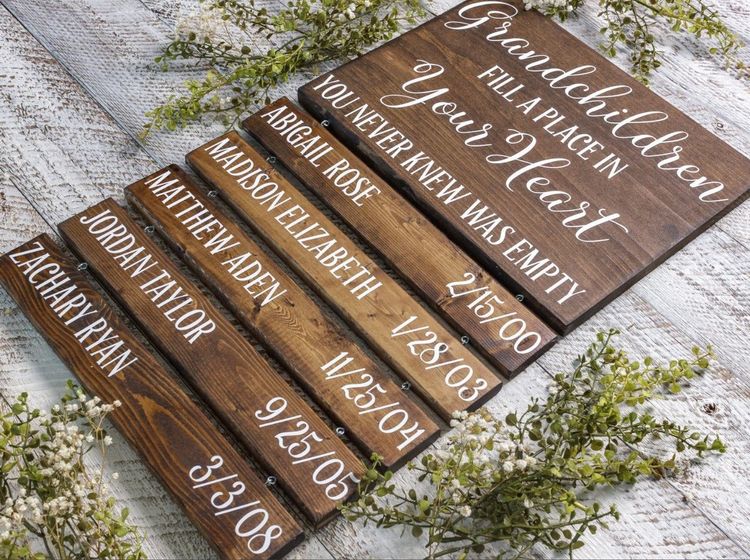 Grandchildren Name Sign