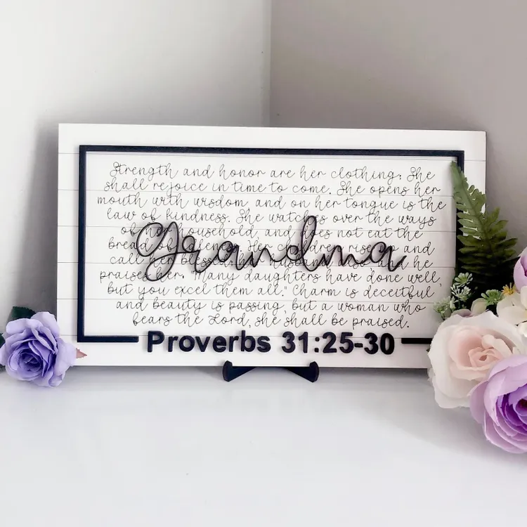 Grandma Gifts, Grandmother Nana Gifts From Grandkids, Birthday Mother's Day  Christmas Thanksgiving Present For Nana Gigi Gift Idea, Grandma Acrylic  Decoration Sign/plaque Thank You Gift, Art Craft Ornament Gift, Aesthetic  Decor, Desk