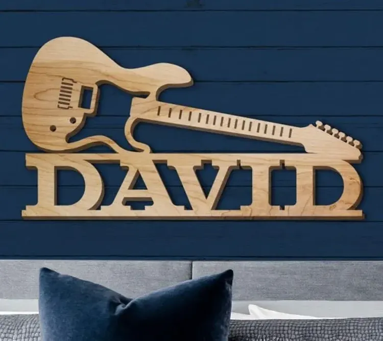 Guitar Name Sign