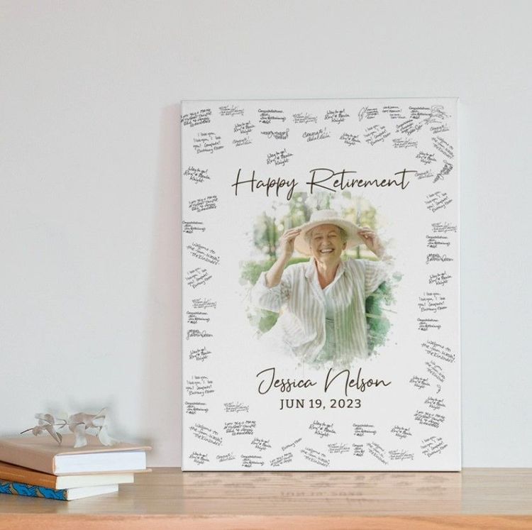Customized Retirement Canvas/Poster
