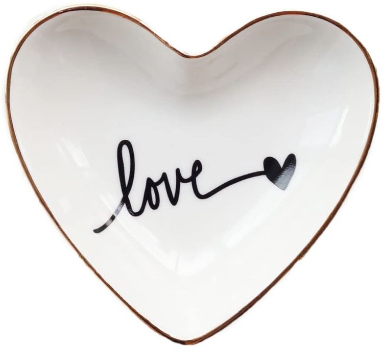 Heart Shape Ring Dish Holder