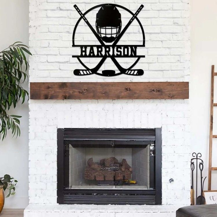 Personalized Air Hockey Metal Sign