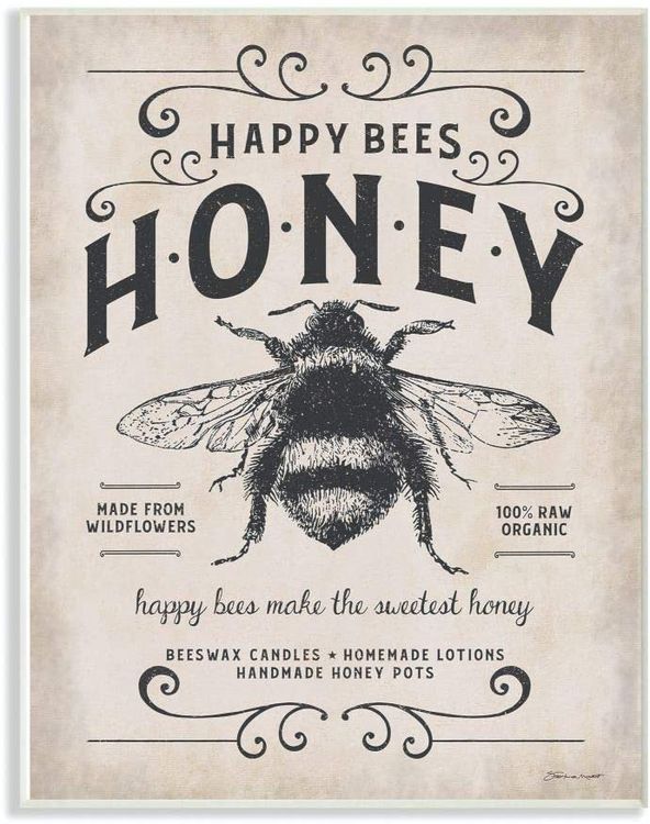 Honey Bee Wall Plaque