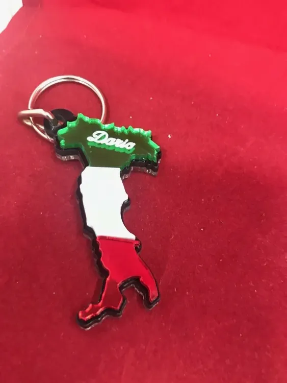 Italian Engraved Key Chain