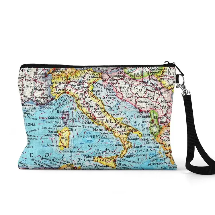 Italy Map Pouch