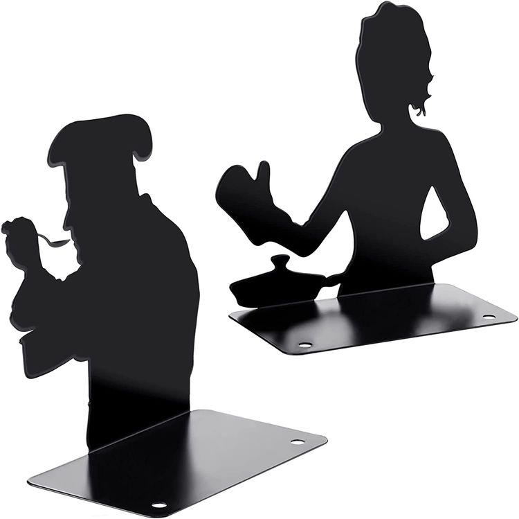Kitchen Cookbook Bookends