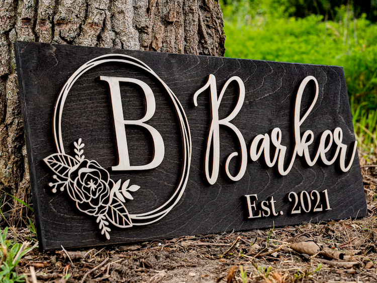 Last Family Name Sign
