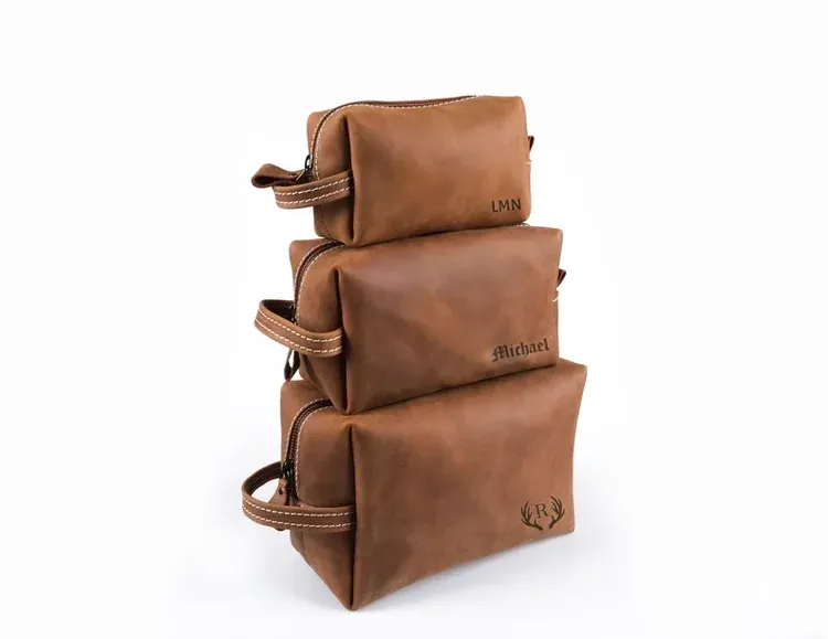 Leather Dopp Kit