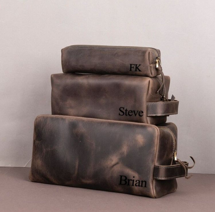 Leather Dopp Kit