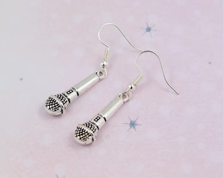 Microphone Earrings