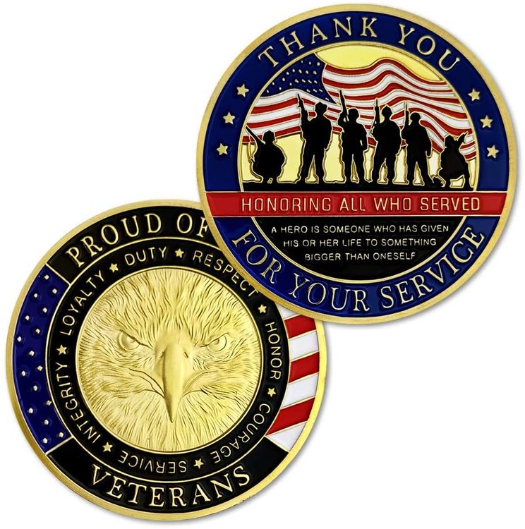 Military Veterans Challenge Coin