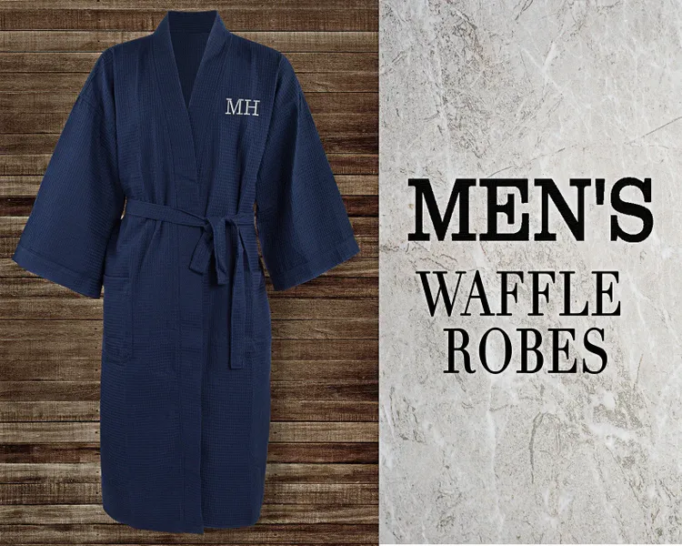 Monogrammed Waffle Robe