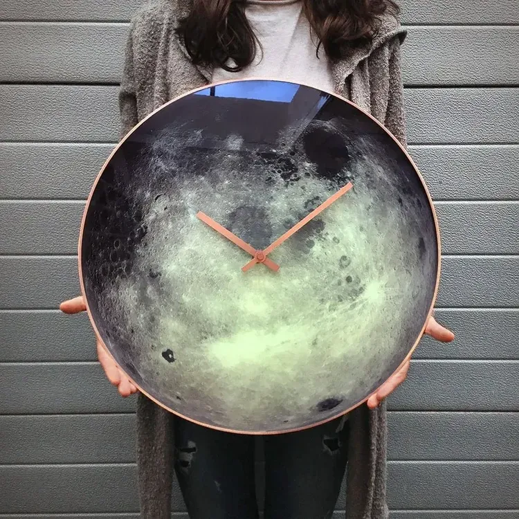 Moon Wall Clock
