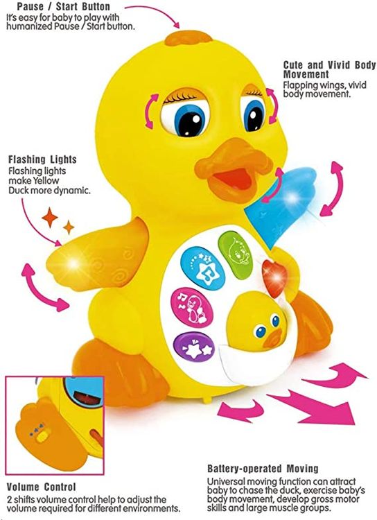 Musical Flapping Yellow Duck