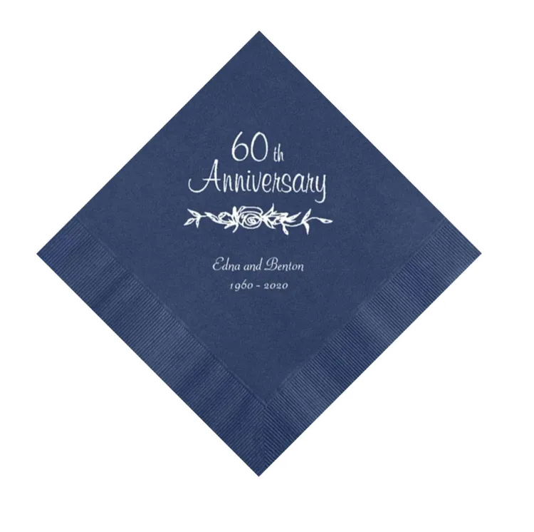 Napkins Rose Design