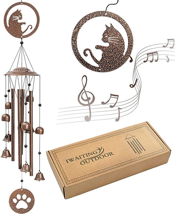 Outdoor Cat Wind Chimes