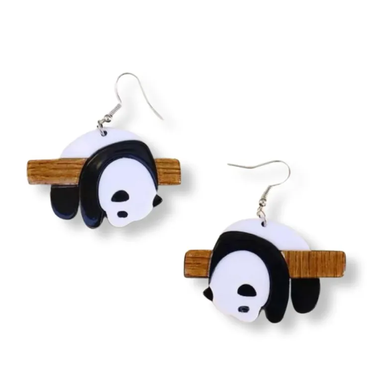 Panda Handmade Earrings
