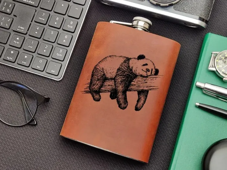 Panda Hip Flask