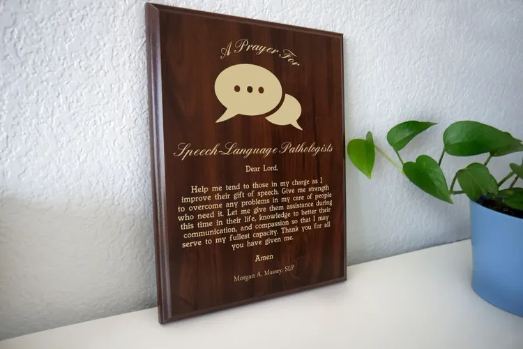 Pathologist Prayer Plaque