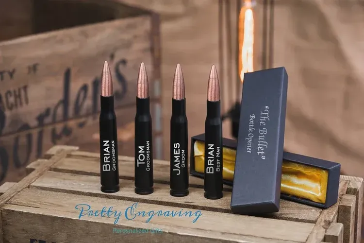 Personalized Bullet Bottle Opener