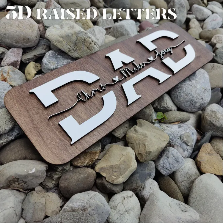 Personalized Dad Sign