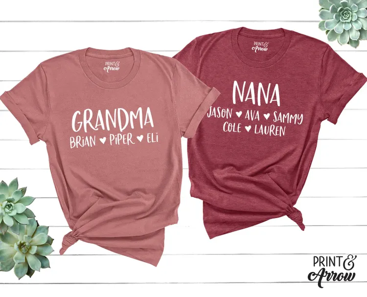 Personalized Grandma Shirt