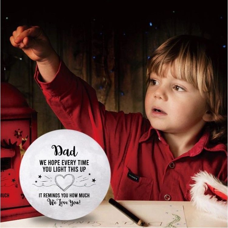 Personalized Moon Light For Dad