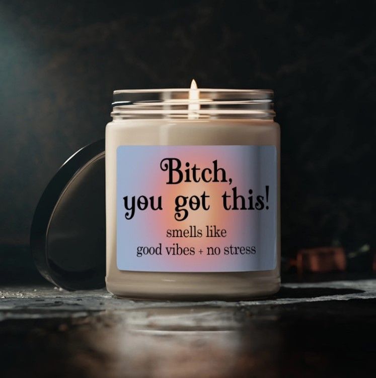 Personalized Scented Candle For Art Lover