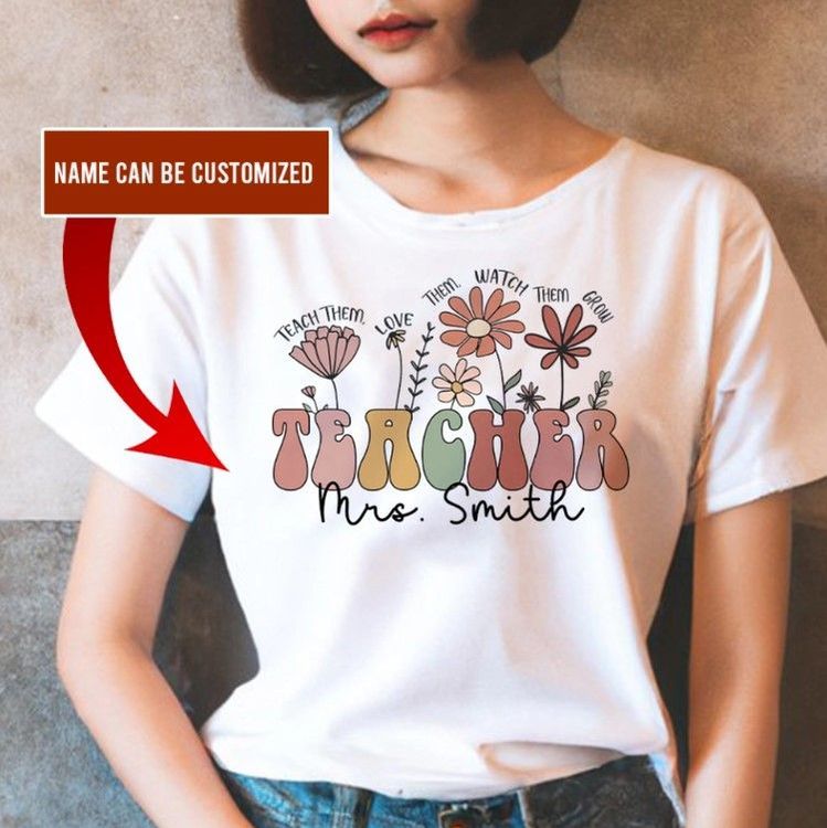Personalized Teacher’s Name T-Shirt