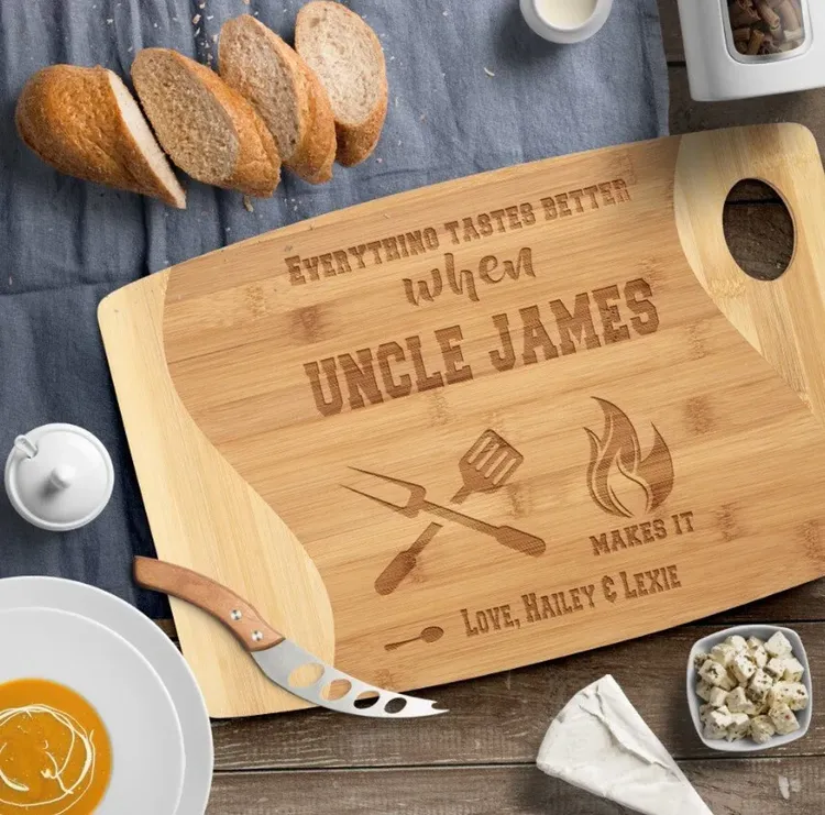 Personalized Uncle Cutting Board