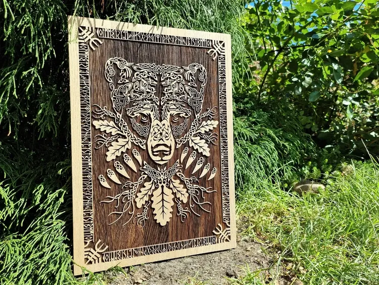 Personalized Viking Bear Piece