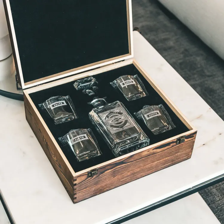 Personalized Whiskey Decanter Set