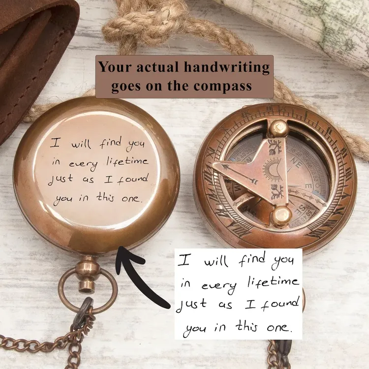 Personalized gift compass