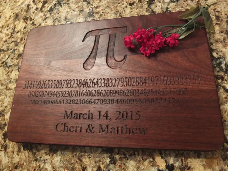 Wood Pie Box, Pi Day Decorations, Pi Day Gifts, Pi Day, Gift for