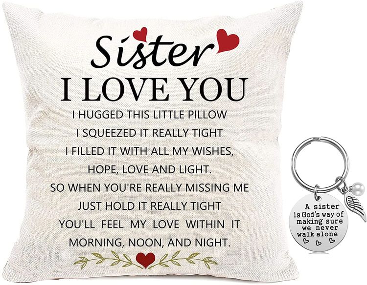 Pillow Keychain Sister Set