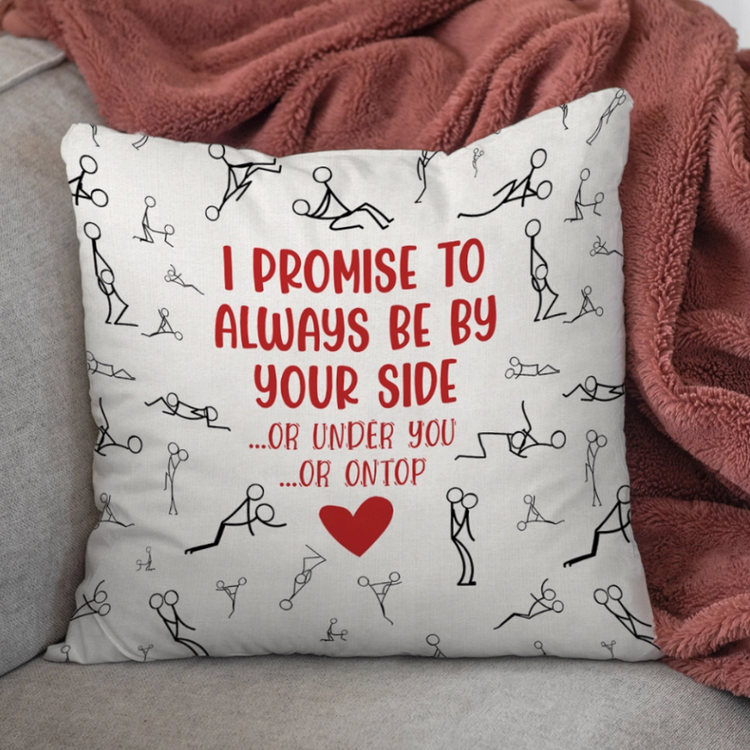 I Promise To Always Be By Your Side Throw Pillow For 11th Anniversary