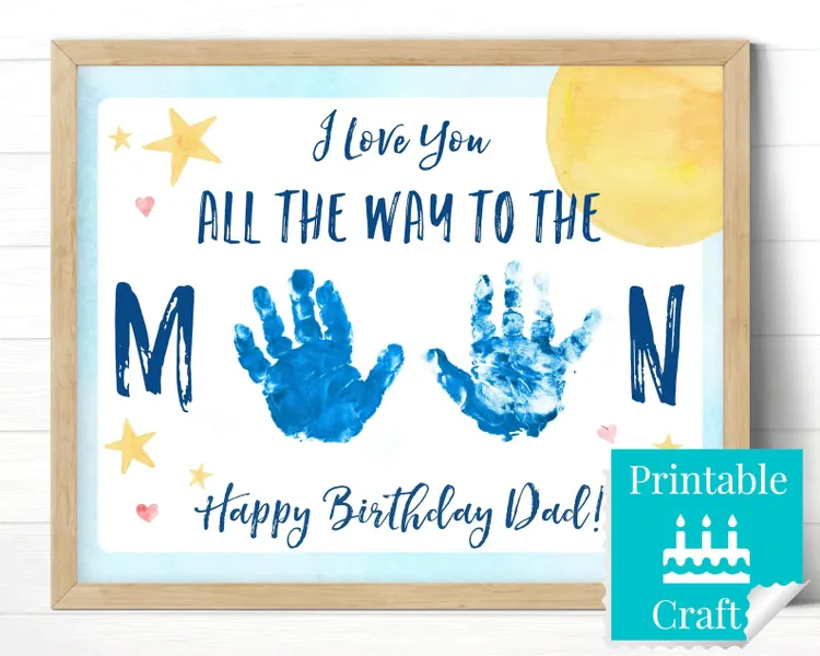 Printable Handprint Keepsake