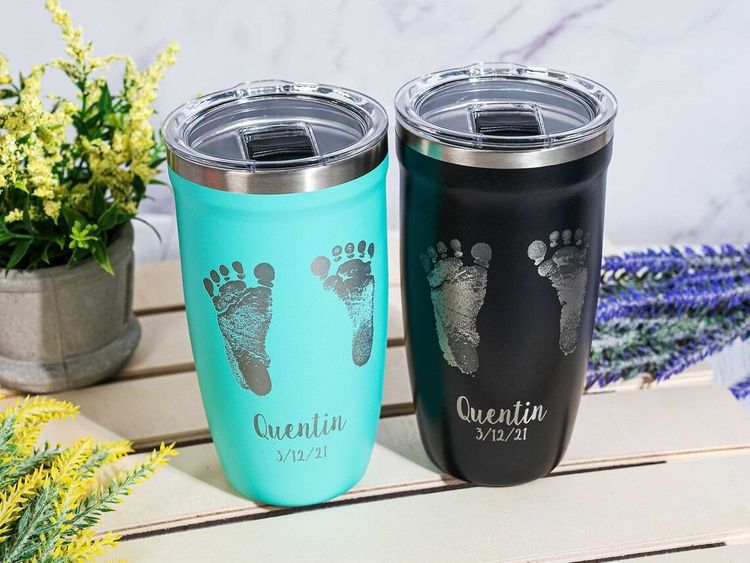 Real Baby Footprint Mug